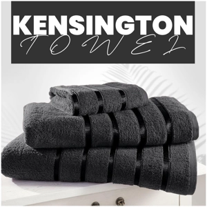 Kensington 500gsm Towels Charcoal Grey