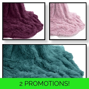 Cuddles Long Pile Teddy Fleece Throws
