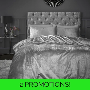 SILVER GREY SPARKLE VELVET