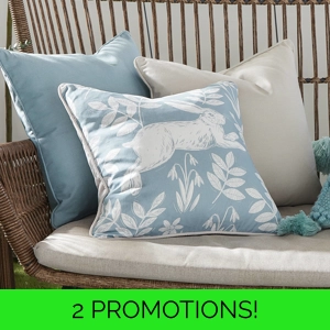 Spring Rabbits Cushions
