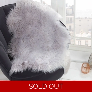 FLUFFY RUG GREY