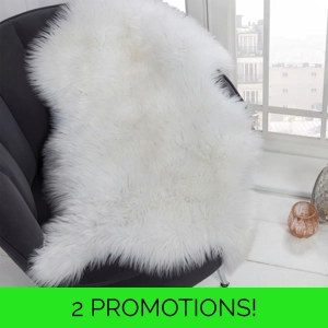 FLUFFY RUG WHITE