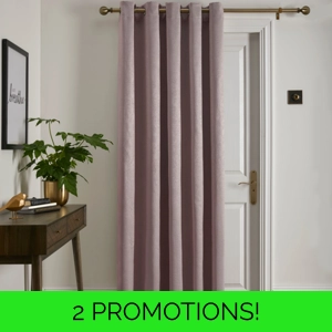 Strata Door Curtain Blush