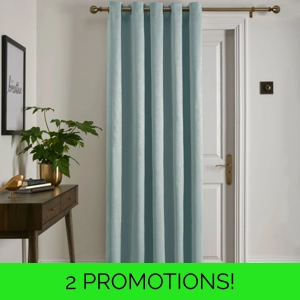 Strata Door Curtain Duckegg