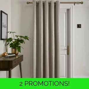 Strata Door Curtain Natural
