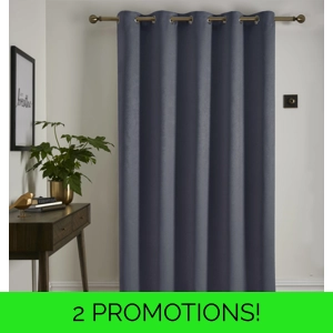 Strata Door Curtain Navy
