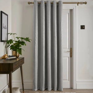 Strata Door Curtain Silver
