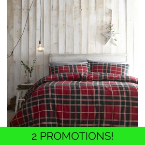 Red Tartan Brushed Cotton