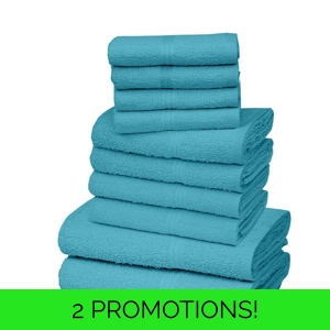 10pc Towel Bale Teal