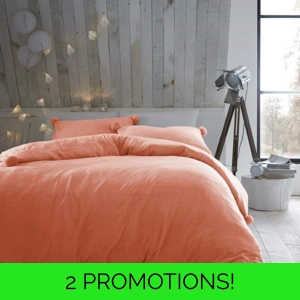 Teddy Fleece PomPom Coral