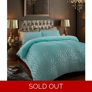 TEDDY FLEECE FOIL STARS AQUA