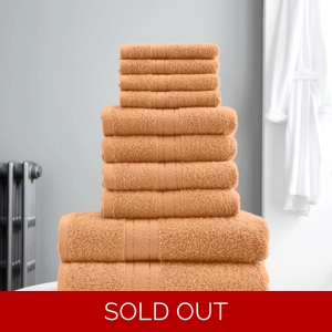 Canada 450GSM Peach 10pc Towel Bale