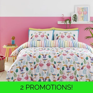 Funky Flamingos & Tropical Toucans