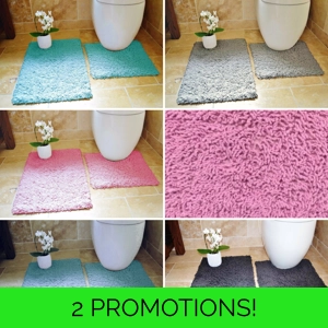 Luxe Loop Bathmat Set