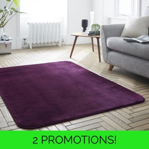 PURPLE VELVET RUG