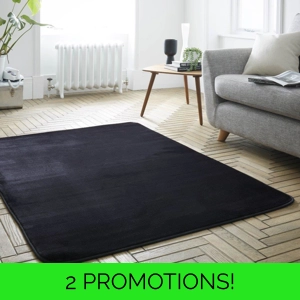 BLACK VELVET RUG