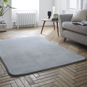 SILVER VELVET RUG