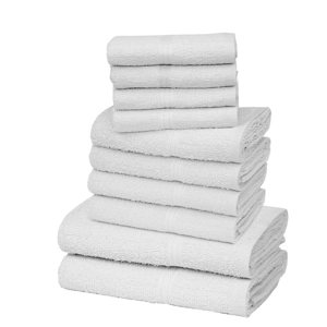 10pc Towel Bale White