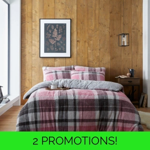 Tartan Teddy Fleece Blush