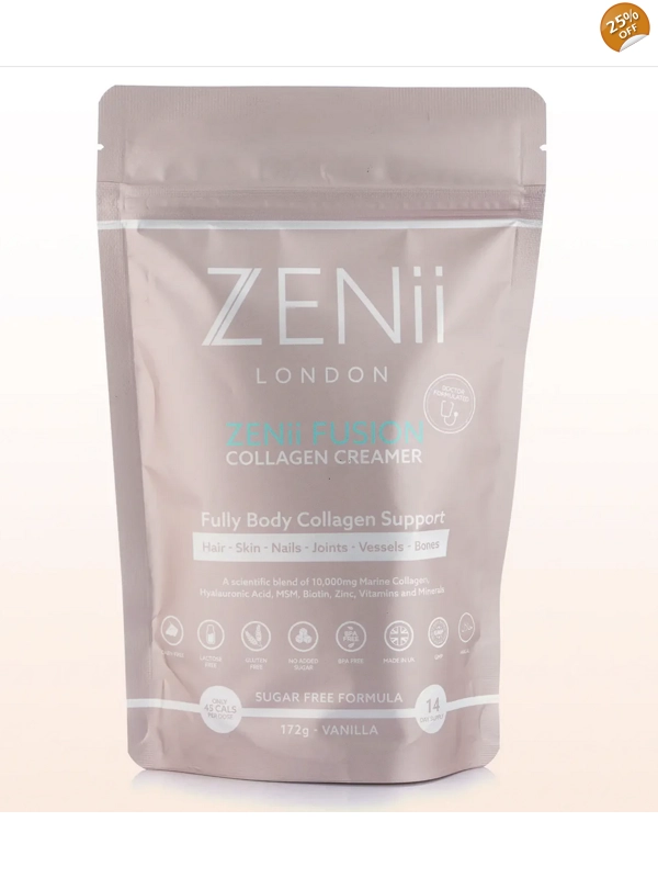 Zenii Fusion Collagen Powder Travel Pouch 172g exp end feb 26