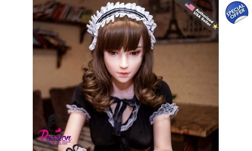 Elle - Type A - 163cm Plus Silicone Love Doll in Maid Outfit