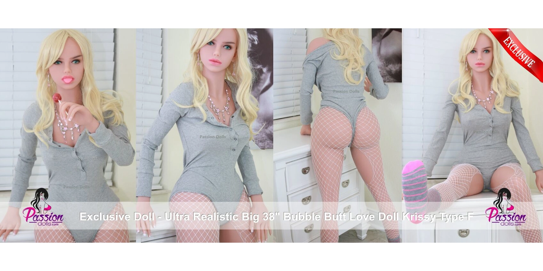 Exclusive 38 Inch Big Bubble Butt and Natural Breast Doll - Only Available At Passion Dolls 