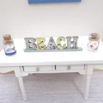 Dolls House Beach Word 1:12th Scale Miniature Decor Accessory