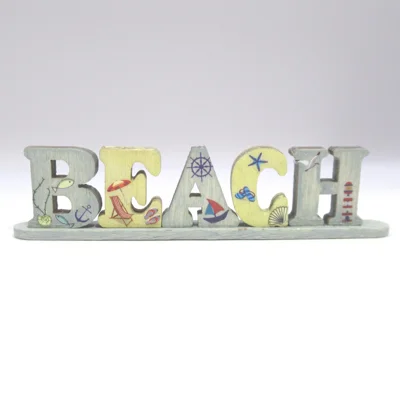 Dolls House Beach Word 1:12th Scale Miniature Decor Accessory