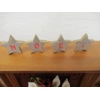 Dolls House Christmas Noel Silver Stars 1:12th Scale Xmas Decoration