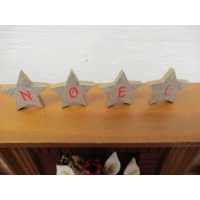 Dolls House Christmas Noel Silver Stars 1:12th Scale Xmas ..