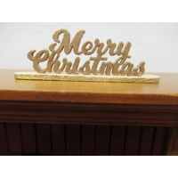 Dolls House Merry Christmas Ornament 1:12th Scale Miniatur..