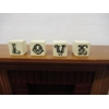 Dolls House Miniature Love Letter Blocks 1:12 Scale