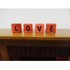 Dolls House Love Letter Blocks 1:12 Scale