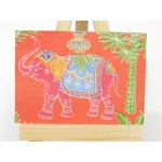 Dolls House Picture Elephant Miniature Wall Decor Accessory 1:12 Scale