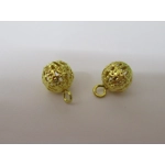 Dolls House Christmas Tree Decorations 12 Red Gold Miniature Baubles and Trinkets 1:12th Scale