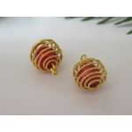Dolls House Christmas Tree Decorations 12 Red Gold Miniature Baubles and Trinkets 1:12th Scale