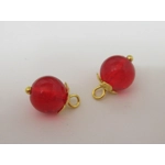 Dolls House Christmas Tree Decorations 12 Red Gold Miniature Baubles and Trinkets 1:12th Scale