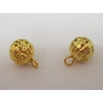 Dolls House Christmas Tree Decorations 12 Red Gold Miniature Baubles and Trinkets 1:12th Scale