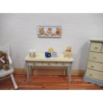 Dolls House Nursery Picture Teddy Bears Miniature Wall Decor 1:12 Scale