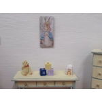 Dolls House Picture Peter Rabbit Nursery Miniature 1:12 Scale Wall Art Decor