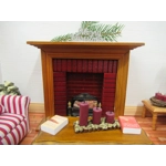 Dolls House Merry Christmas Word Silver Colour 1:12th Scale Miniature Xmas Decor