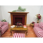 Dolls House Merry Christmas Word Silver Colour 1:12th Scale Miniature Xmas Decor