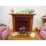 Dolls House Christmas Xmas Letter Blocks 1:12 Scale Miniature Decoration