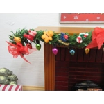 Dolls House Christmas Garland 1:12 Scale Miniature Fireplace Decoration