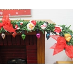 Dolls House Christmas Garland 1:12 Scale Miniature Fireplace Decoration