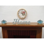 Dolls House Clock Vintage Rose Theme Miniature Decor Accessories 1:12th Scale