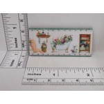 Dolls House Picture Miniature Bathroom Scene 1:12 Scale Wall Decor Accessory