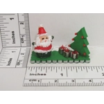 Dolls House Ornament Christmas Tree and Santa 1:12th Scale Xmas Miniature Decoration