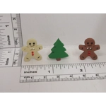 Dolls House Christmas Tree and Gingerbread Men 1:12th Scale Miniature Xmas Ornament