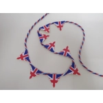 Dolls House Bunting 9 British Flags Miniature UK Decoration 1:12 Scale